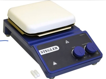 Мешалка магнитная Stegler HS-Pro (20л, 200...1500 об/мин, 380С)
