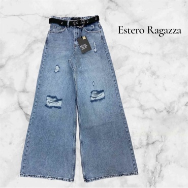 Джинсы палаццо Estero Ragazza синий
