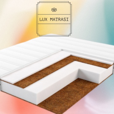 Детский матрас LUX MATRASI S Pena 4-1 Memory 22 65x145x22 см, беспружинный, жаккард, вискоза