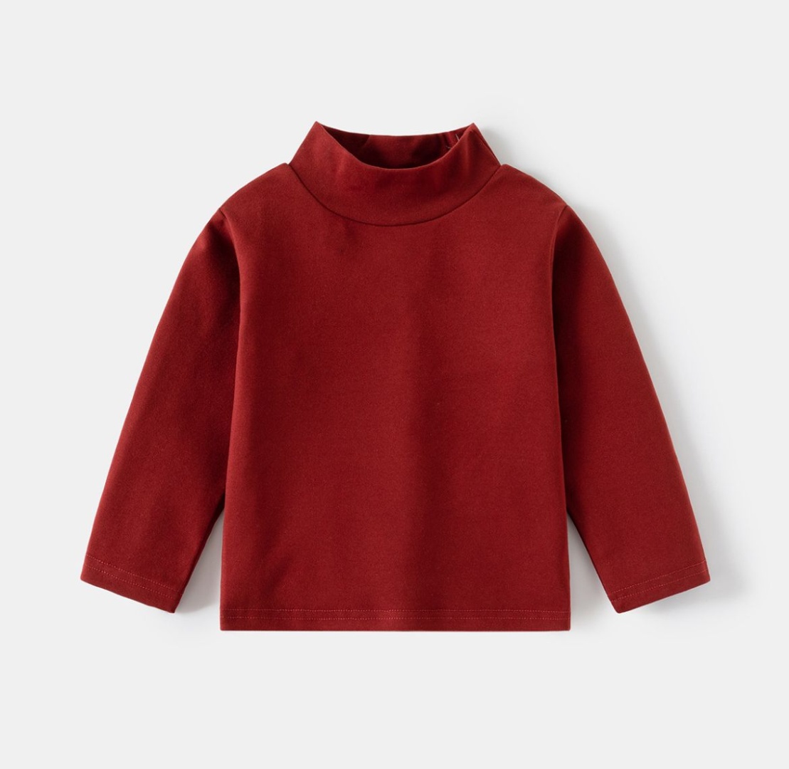 WELLKIDS Мягкая водолазка бордовый