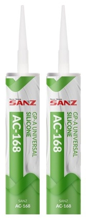 Герметик Sanz AC-168, цвет прозрачный 280 мл