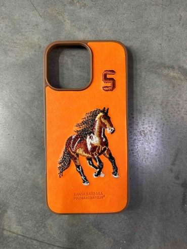 Чехол LML для Apple iPhone 16 Pro Max оранжевый