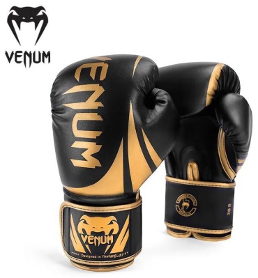 Боксерские перчатки Venum 10 oz черный