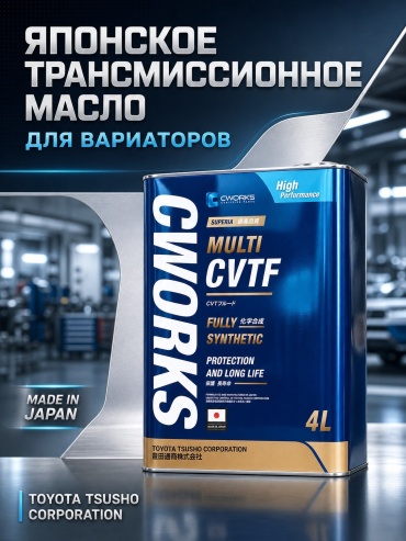 Масло синтетическое CWORKS MULTI CVTF 4 л