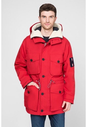 Парка Tommy Hilfiger красный