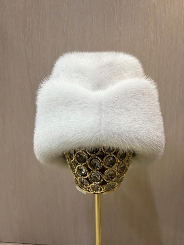 Шапка SemiFur размер 57, 58, 59, 60, белый