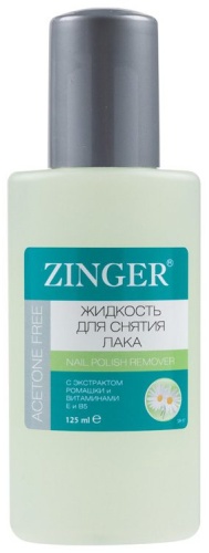 Zinger Жидкость для снятия лака с экстрактом ромашки средство для снятия лака 125 мл