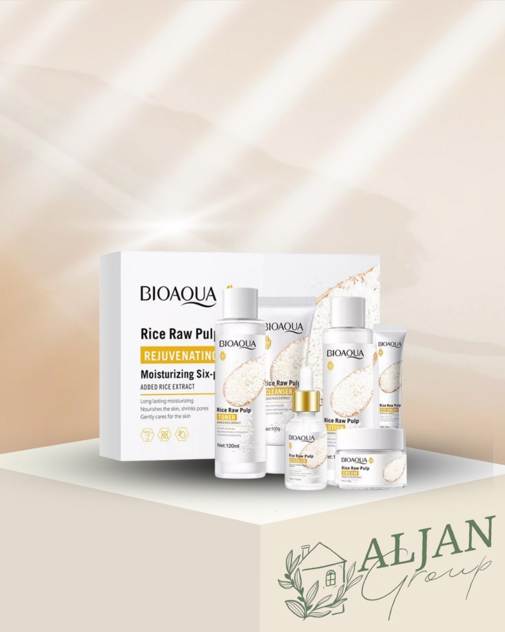 Aljan Bioaqua 6в1 набор по уходу за лицом унисекс