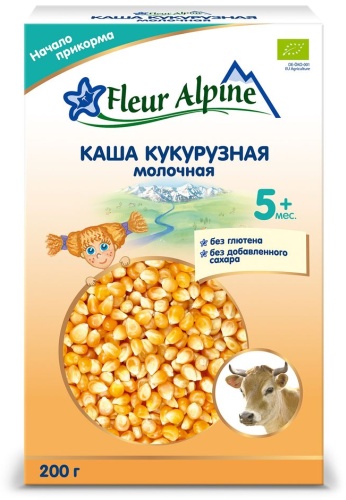 Fleur Alpine кукуруза молочная, с 5 месяцев