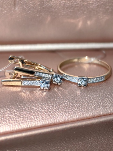DARID JEWELLERY ИМП:22 вес 2.55 г золото, бриллиант