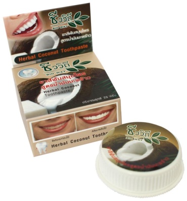 Bio Way зубная паста Herbal Coconut с кокосовым маслом 25 г