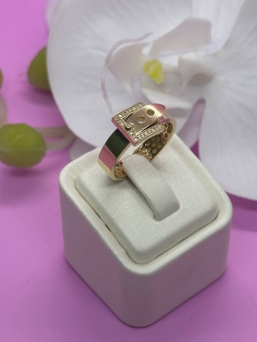 SAR JEWELRY tohsa-1050_17 размер 17 вес 3.435 г золото, фианит