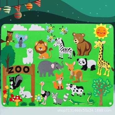 Обучающий набор BOBO kids Обучающий коврик из фетра