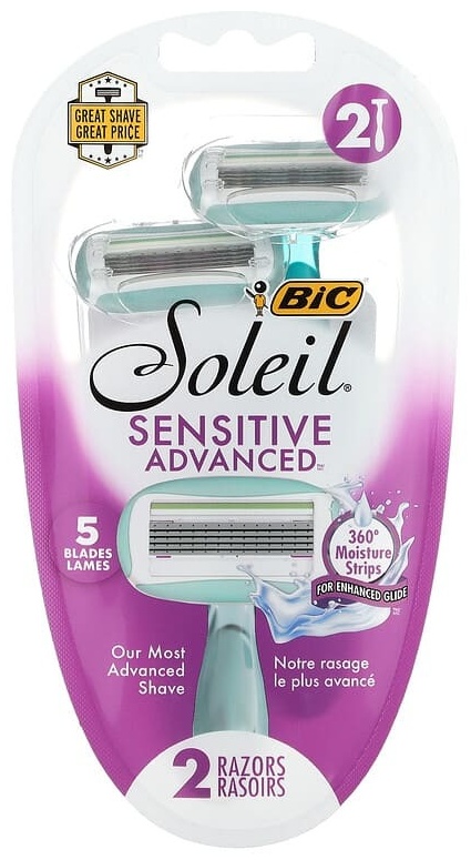Bic Soleil Sensitive Advanced бритвенный станок 2 шт
