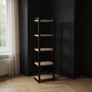 Стеллаж наольный Loft craft, 60x40x200 см, черный