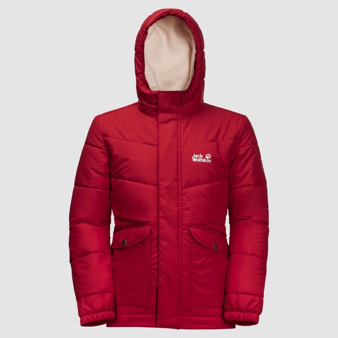 Зимняя куртка Jack Wolfskin красный