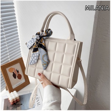 Мини-сумка Milania искусственная кожа белый