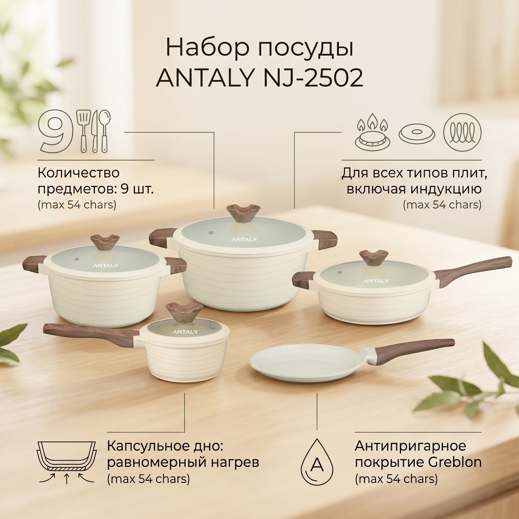 Смешанный набор ANTALY 9 в 1