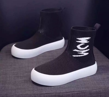 Ботинки белый, черный
