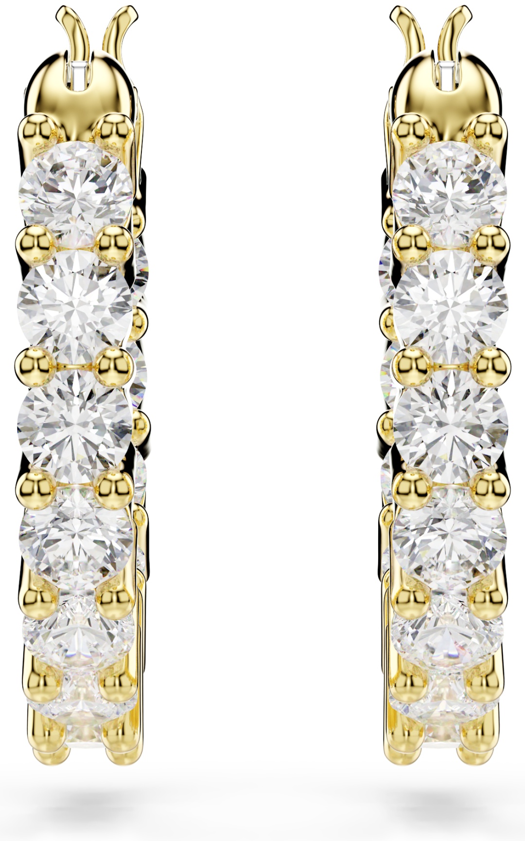 Серьги Swarovski ювелирный сплав, кристаллы Swarovski