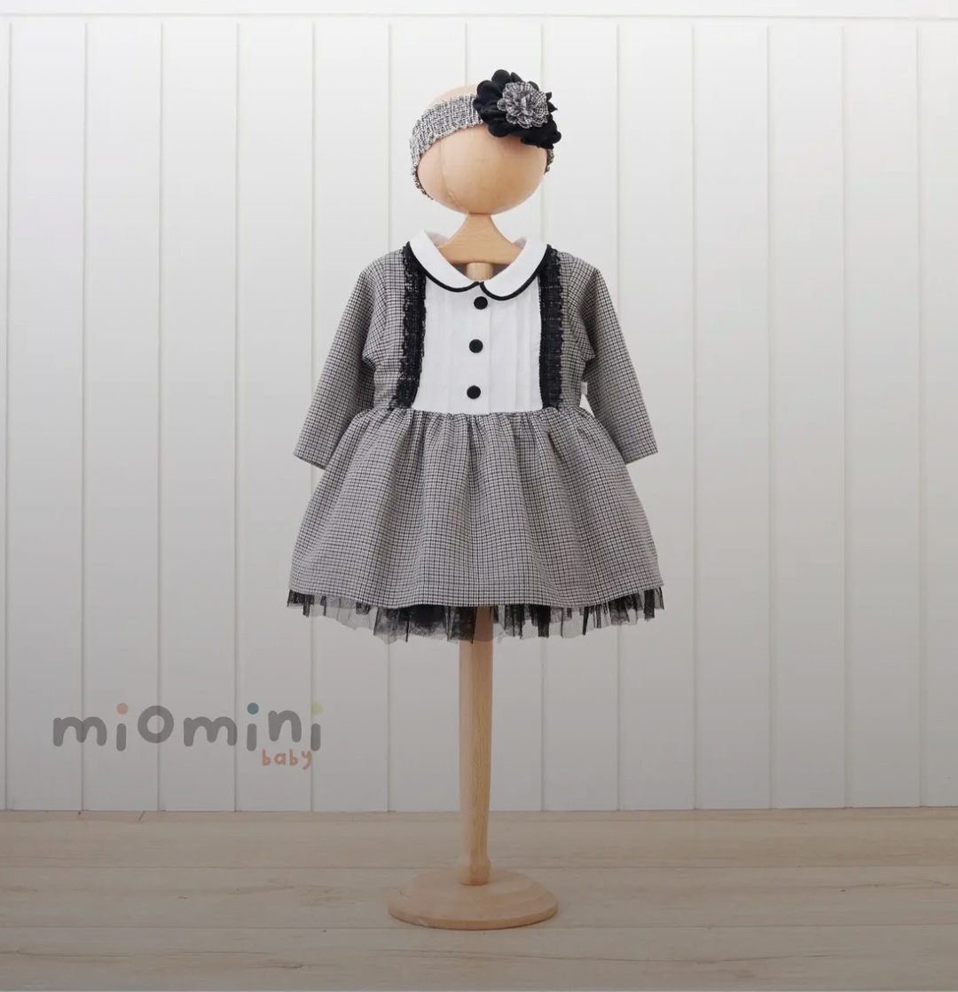 Нарядное платье Miomini baby серый