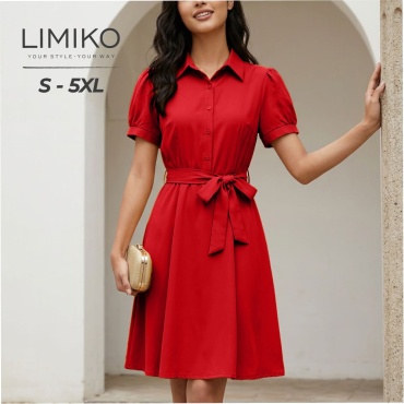 Повседневное платье LIMIKO красный