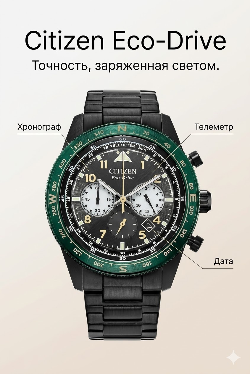 Кварцевые Citizen CA4555-81E нержавеющая сталь