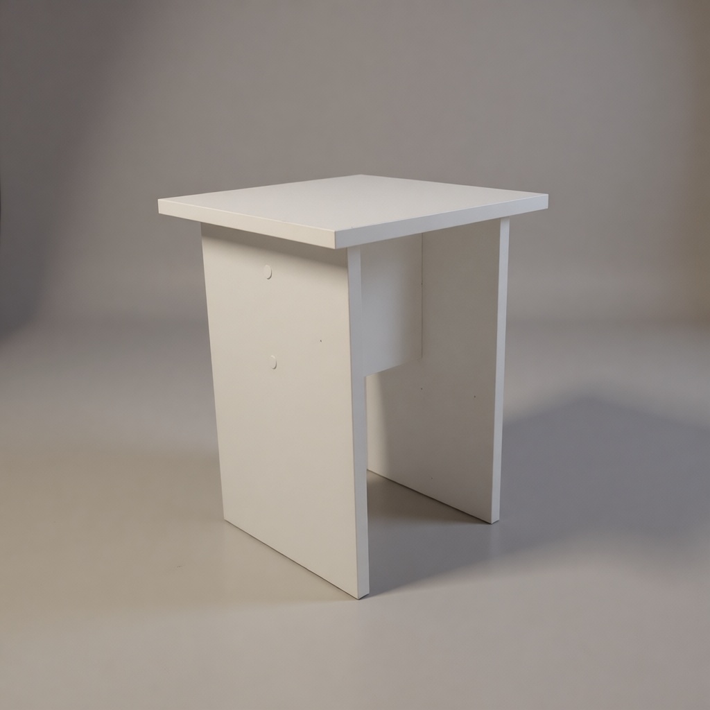 Табурет ZAGA ZTB, 45x30x30 см, белый