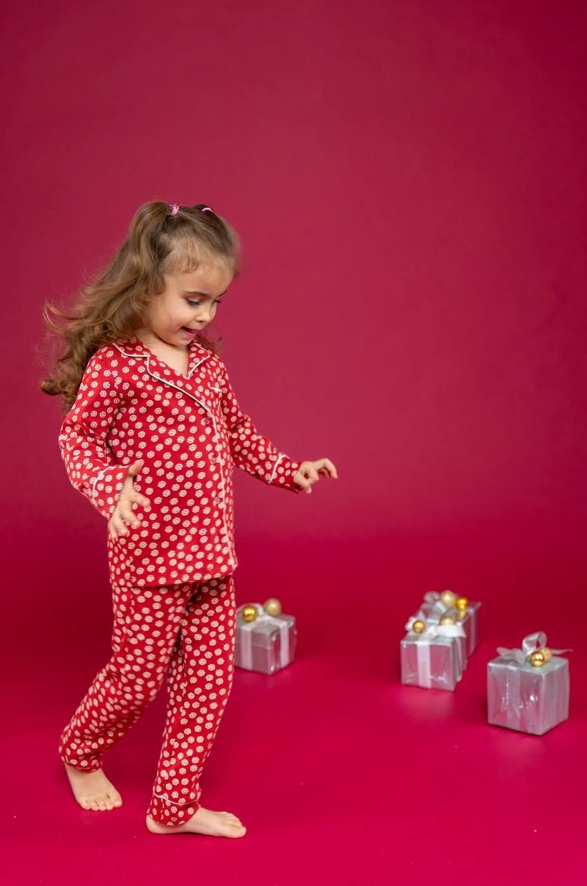 Пижама Diva kids красный