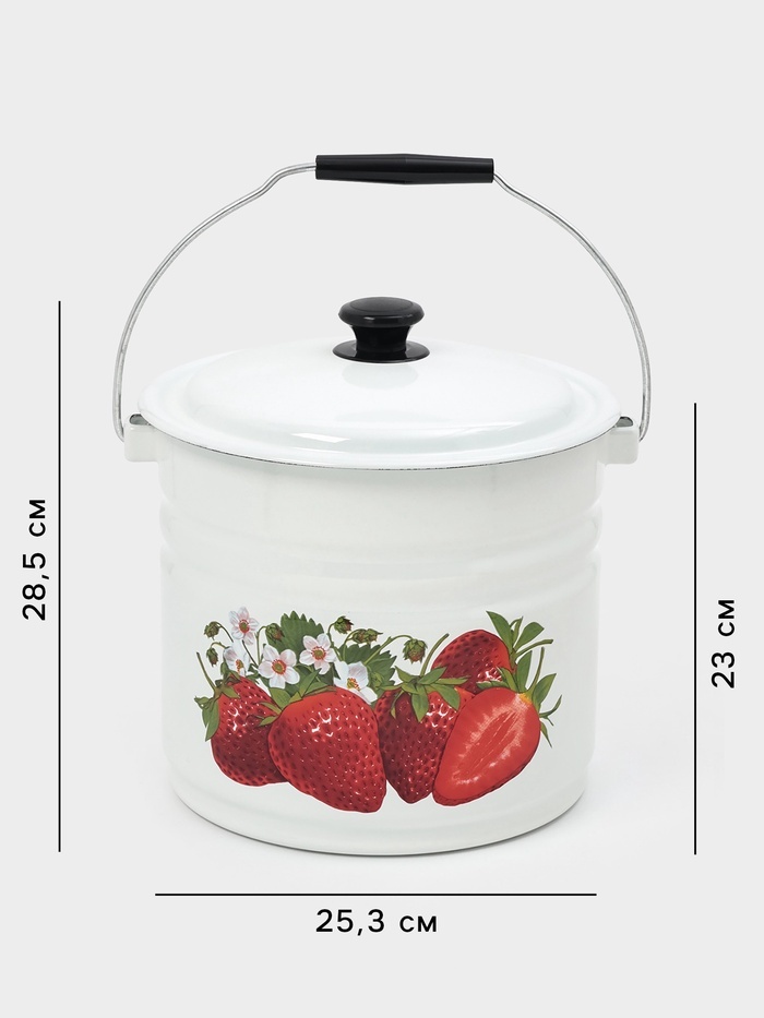 SIMA-LAND HOME ведро 10940063, "Садовая клубника" 10 л