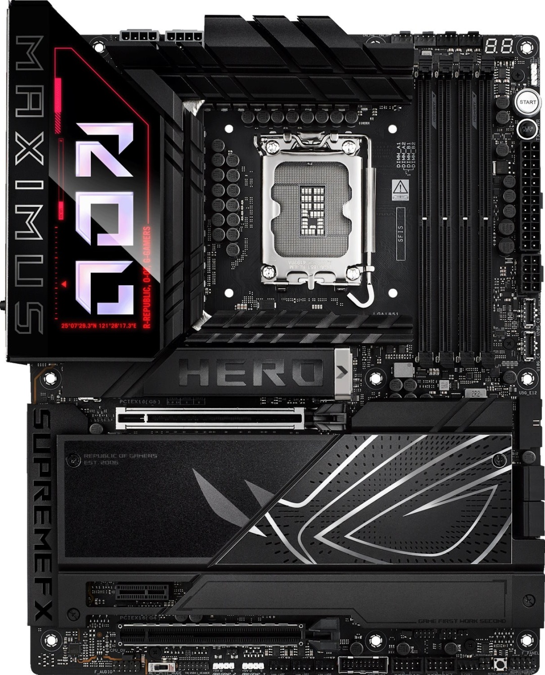 Материнская плата Материнская плата Asus ROG MAXIMUS Z890 HERO BTF DDR5