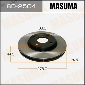 MASUMA Диск Тормозной BD2504