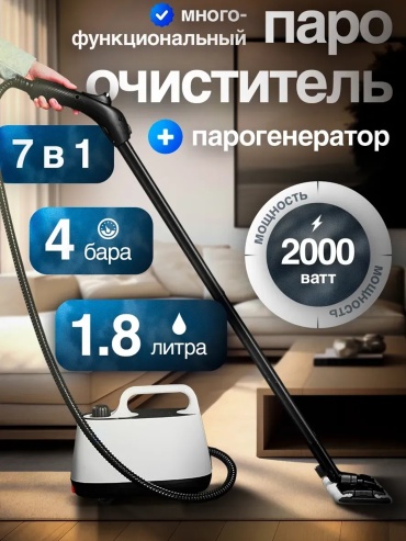 Пароочиститель DS1-ZQQJJ белый, черный