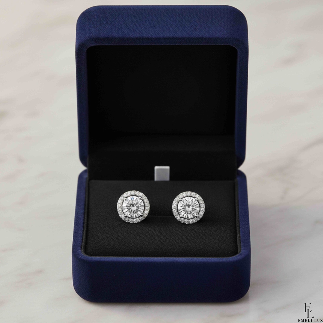 Серьги Emeli lux 24689 вес 2.7 г серебро, фианит
