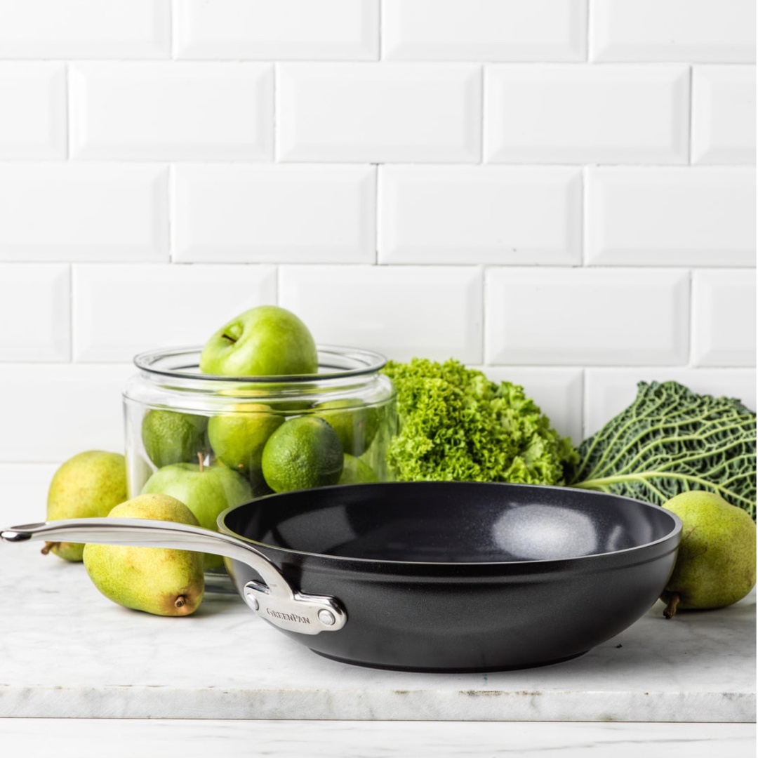 Вок GREENPAN Barcelona Pro Ceramic 28 см с антипригарным покрытием, сталь
