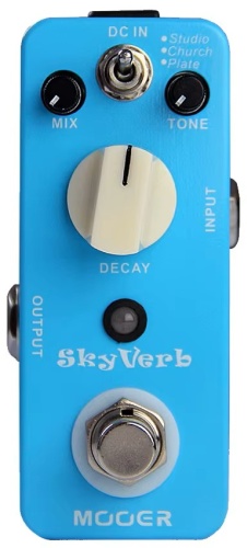 Педаль MOOER MRV2 Skyverb Digital Reverb голубой