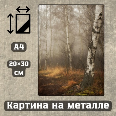 Sequoia VERS картина Картина на металле а4 Дыхание природы 20*30см 20x30 см