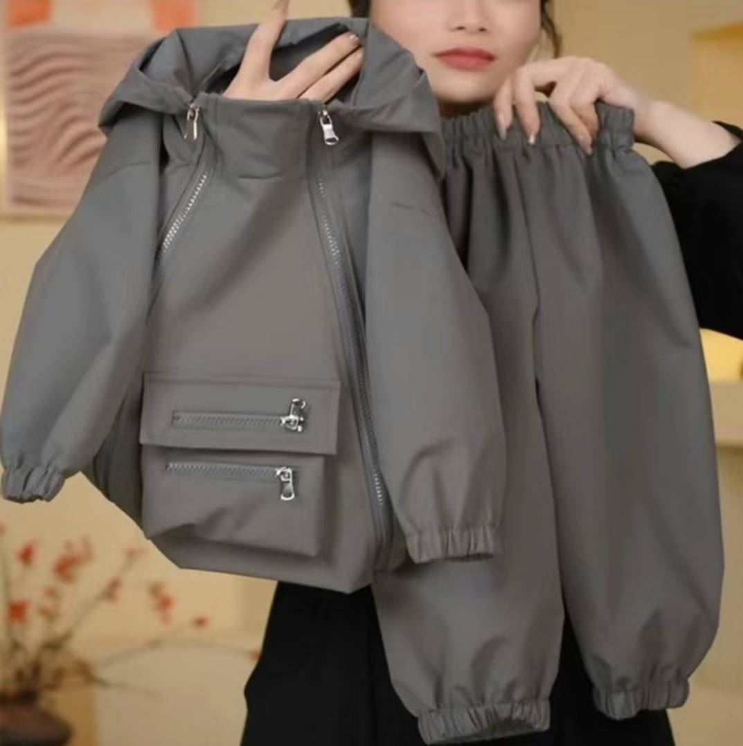 Комплект с брюками FASHION серый