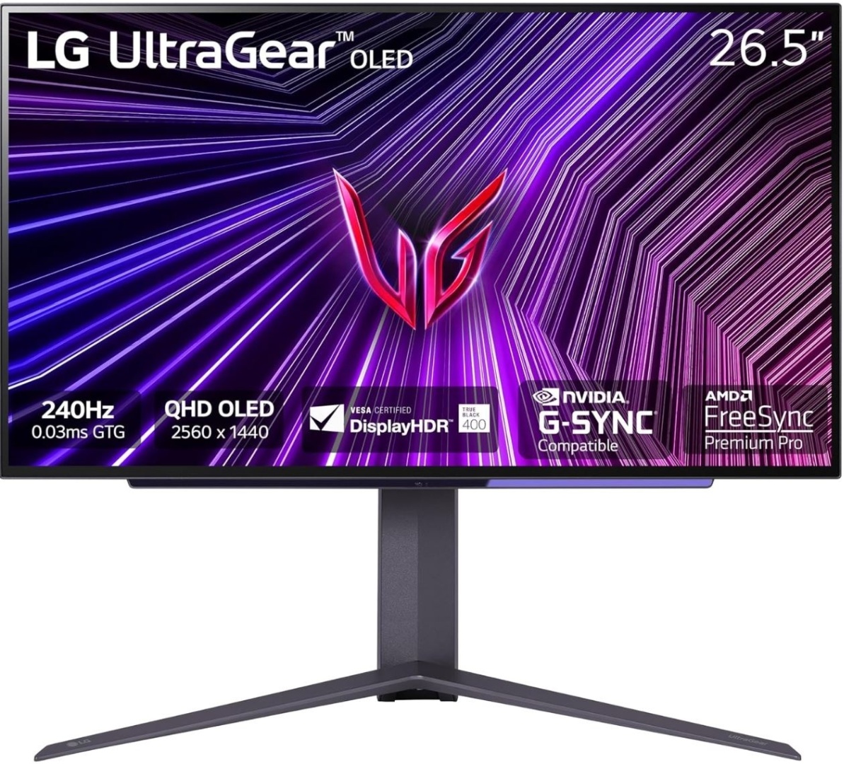 Монитор 27" LG 27GS95QE черный