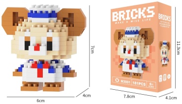 Конструктор Bricks Bricks Даффи M3001, деталей 181 шт