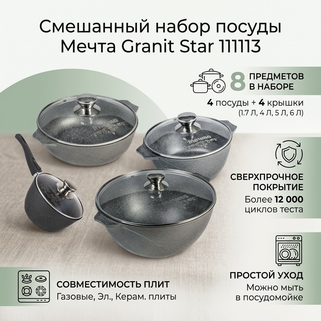 Смешанный набор Мечта 8 в 1