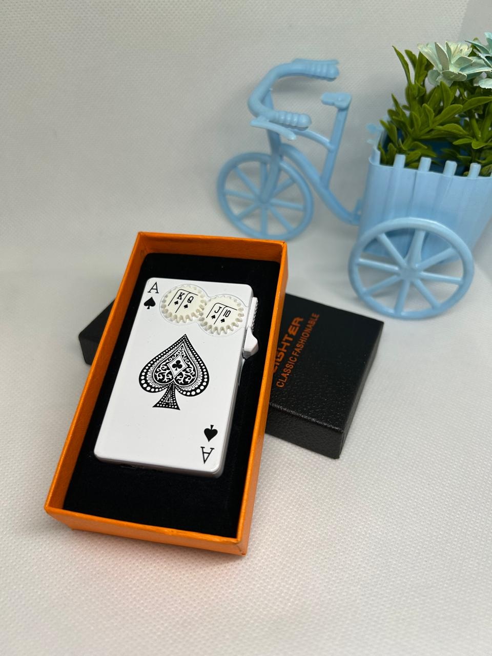 Газовая зажигалка Lightet_white , ABS пластик, металлический сплав