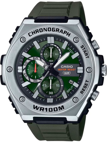 Кварцевые CASIO MWA-300H-3AVDF полимер, нержавеющая сталь