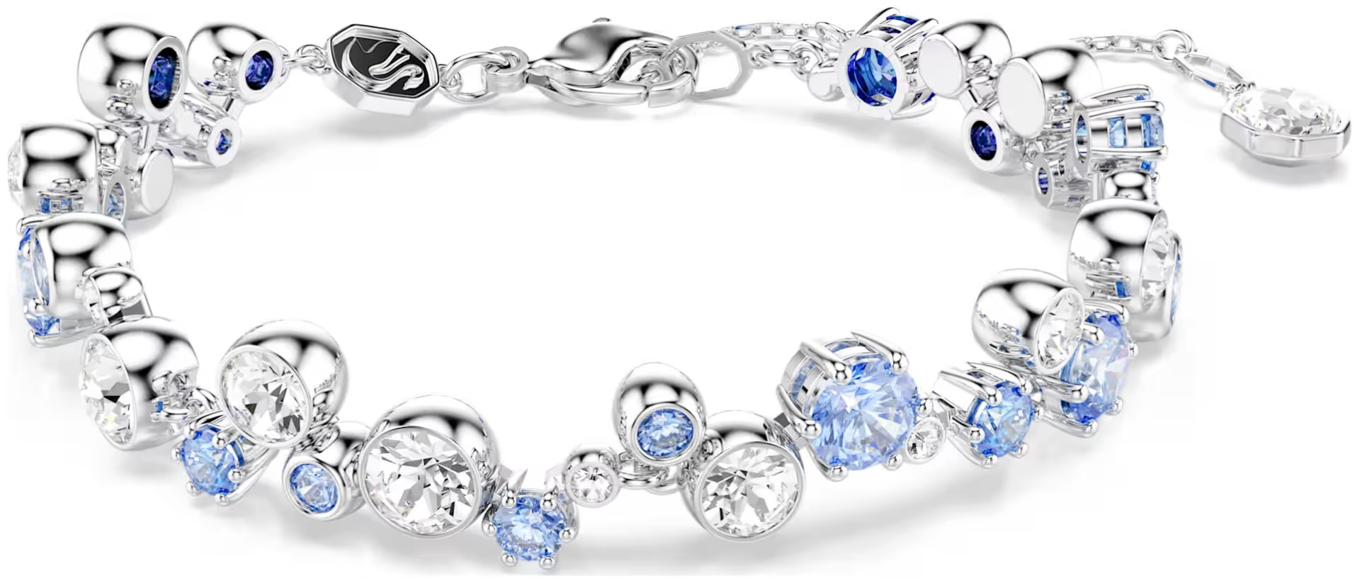 Swarovski длина 20 см бижутерный сплав, кристаллы Swarovski, цирконий