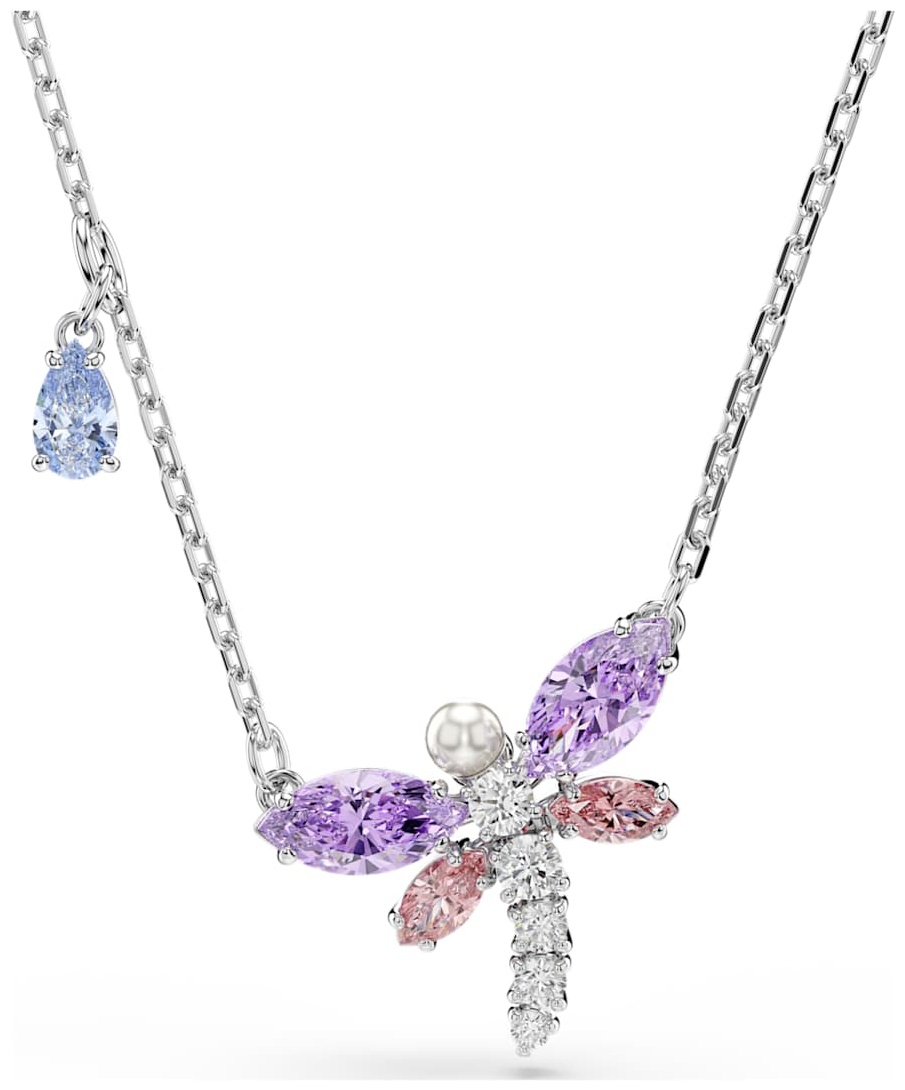 Цепь Swarovski длина 38 см бижутерный сплав кристаллы Swarovski