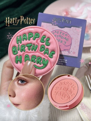 SHEGLAM Сухие румяна Harry Potter Happee Birthdae Harry румяна Rosy Pink