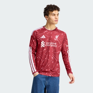 Лонгслив adidas бордовый
