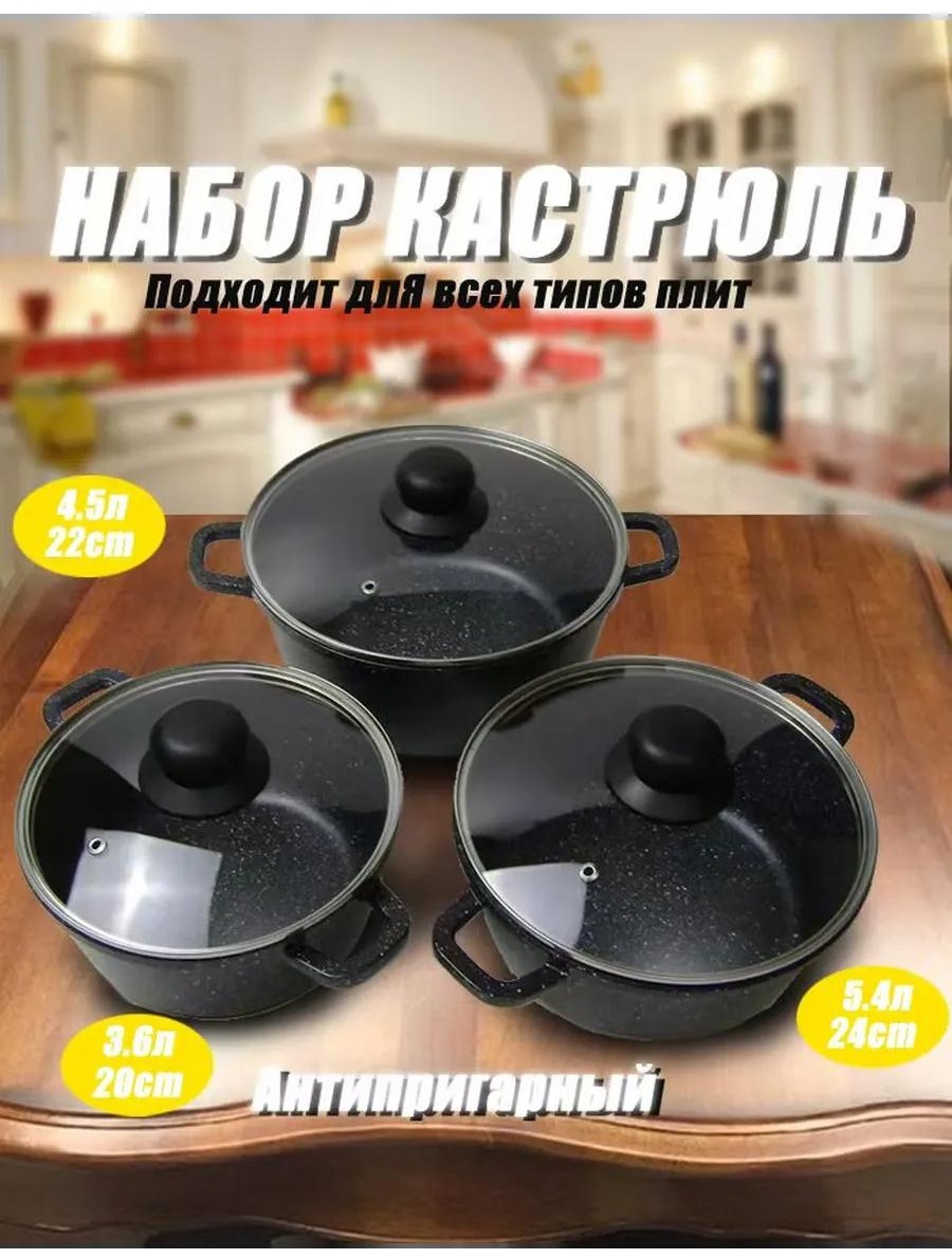 Набор кастрюль A6449085C5899859 9 в 1