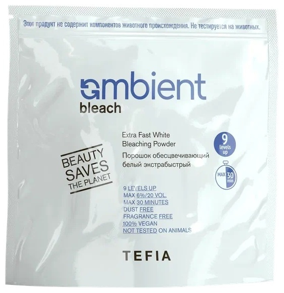 TEFIA Classic Blue Bleaching Powder Белый осветляющий порошок 500 мл