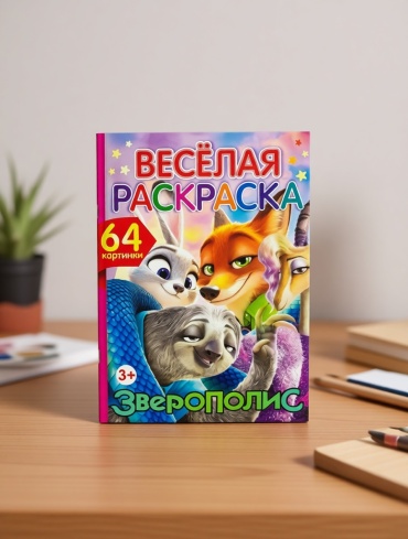 PYSYK Весёлая раскраска Зверополис